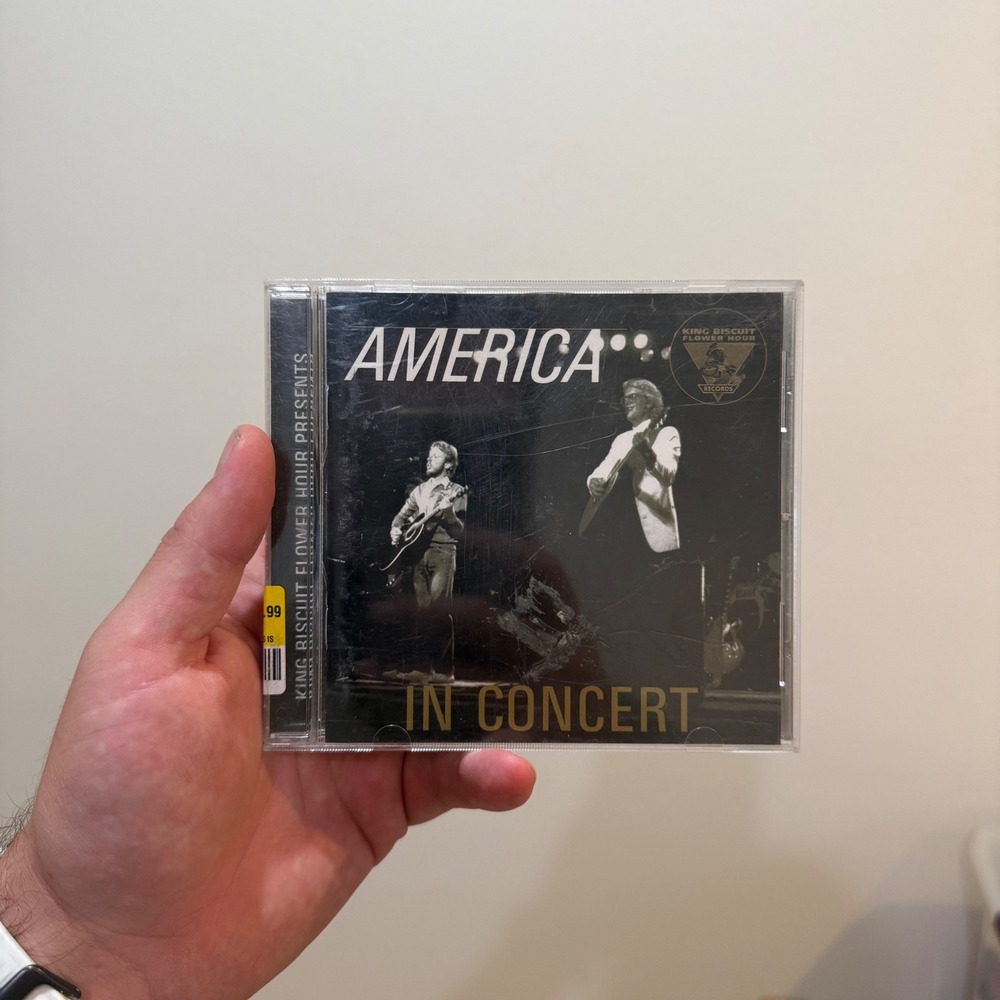 America In Concert CD King Biscuit Flower Hour Presents 1995 Live 1982 KBD 88001